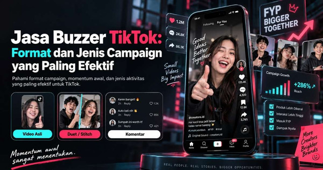 jasa buzzer tiktok terbaik dan terpercaya